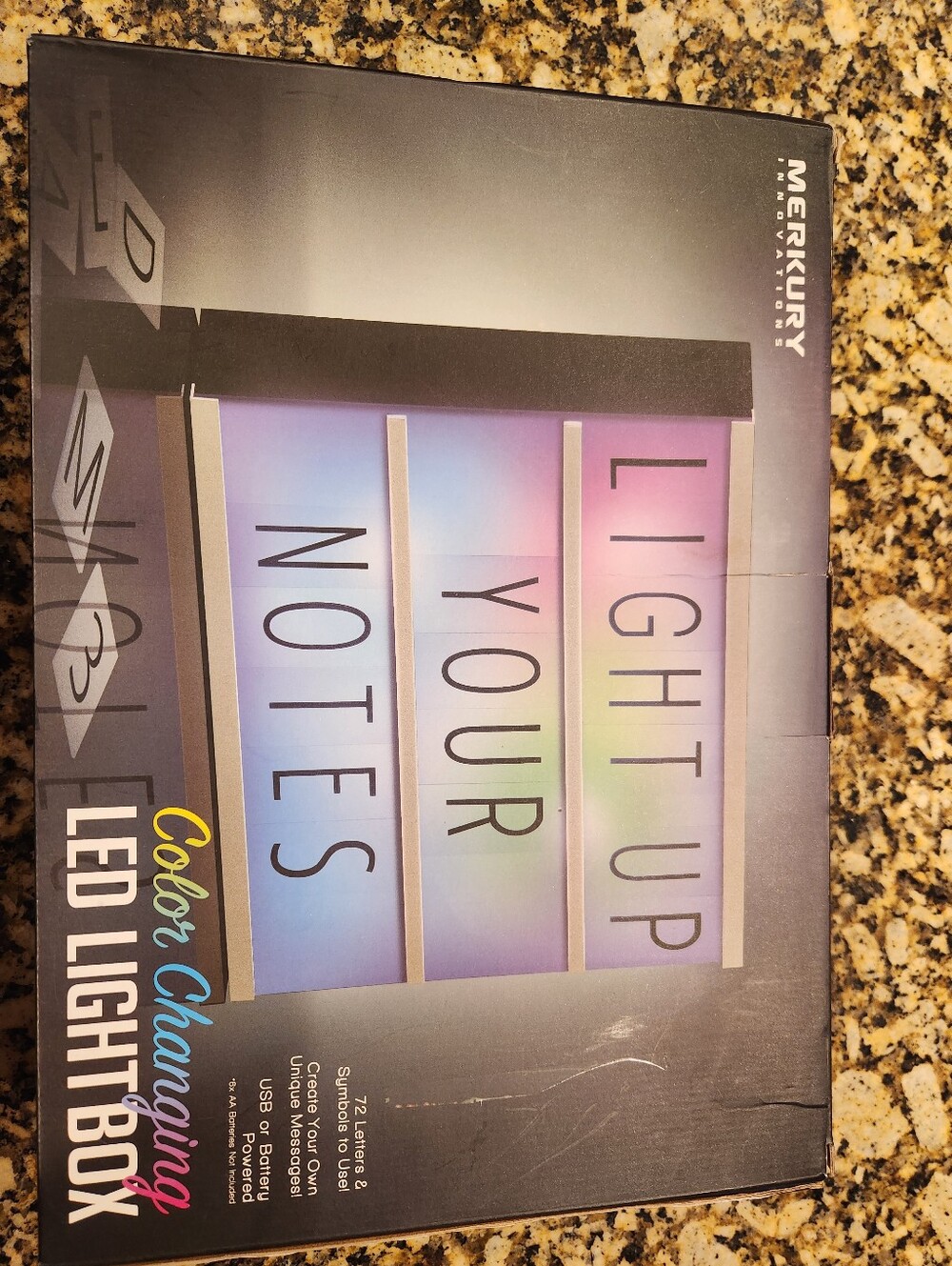 MERKURY Innovations Color Changing LED Light Box - Pastel Gradient - Picture 4 of 5